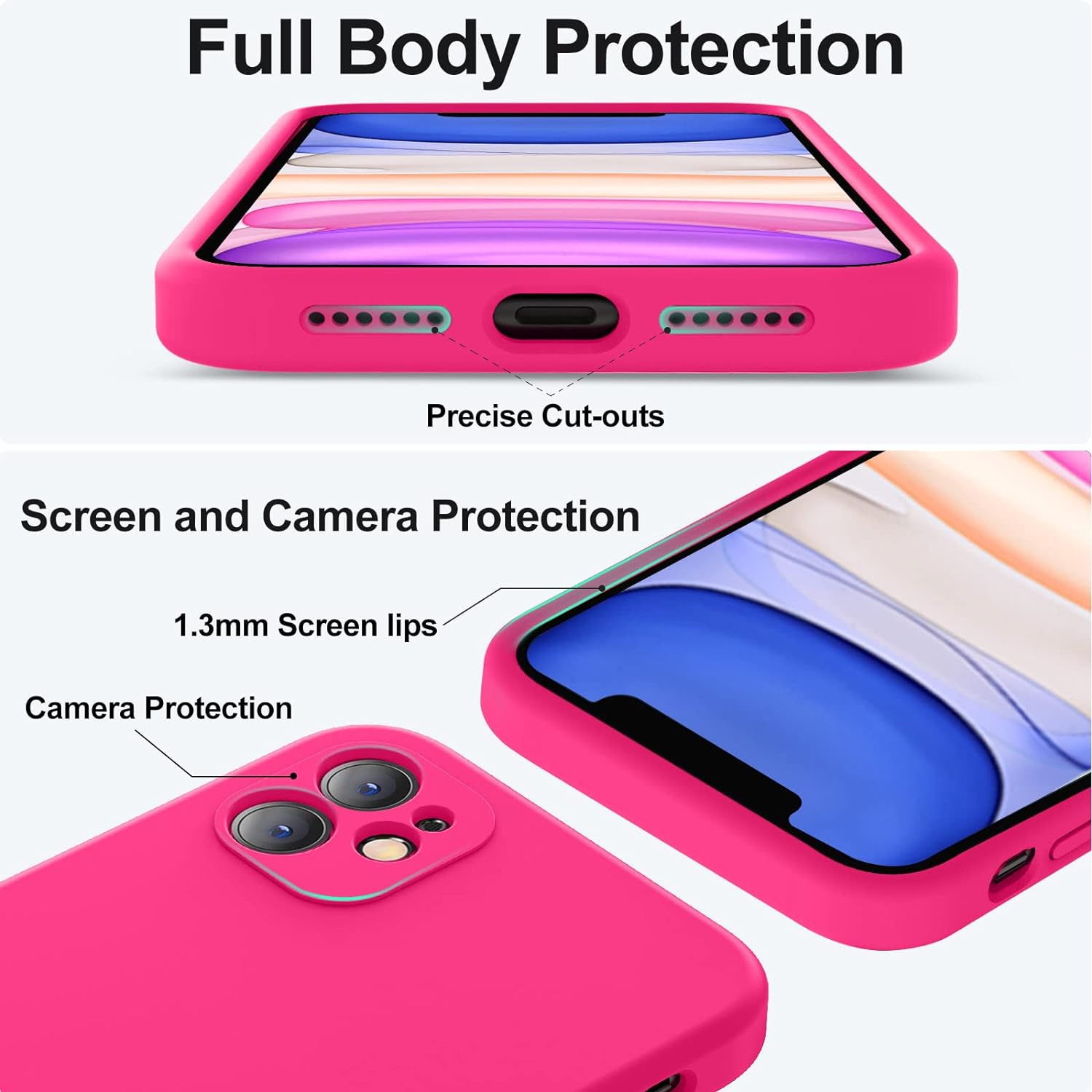 MAVRS Compatible with iPhone 12 Pro Max Case 6.7 inch(2020),[Silky and Soft Touch Series] Premium Soft Liquid Silicone Rubber Full-Body Protective Bumper Case for iPhone 12 Pro Max