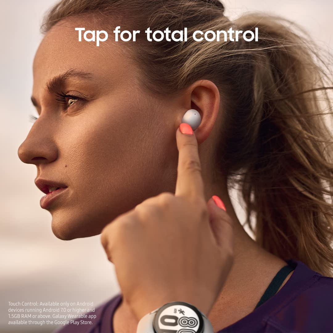 Buds Pro Headphones True Wireless Headsets Bluetooth Earbuds w/ Noise Cancelling, Hi-Fi Sound Earphones, 360 Audio, Comfort Ear Fit, HD Voice, Conversation Mode, IPX7 Water Resistant ( White )