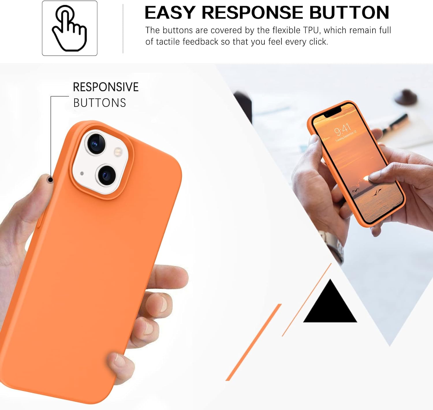 MAVRS Compatible with iPhone 12 Pro Max Case 6.7 inch(2020),[Silky and Soft Touch Series] Premium Soft Liquid Silicone Rubber Full-Body Protective Bumper Case for iPhone 12 Pro Max